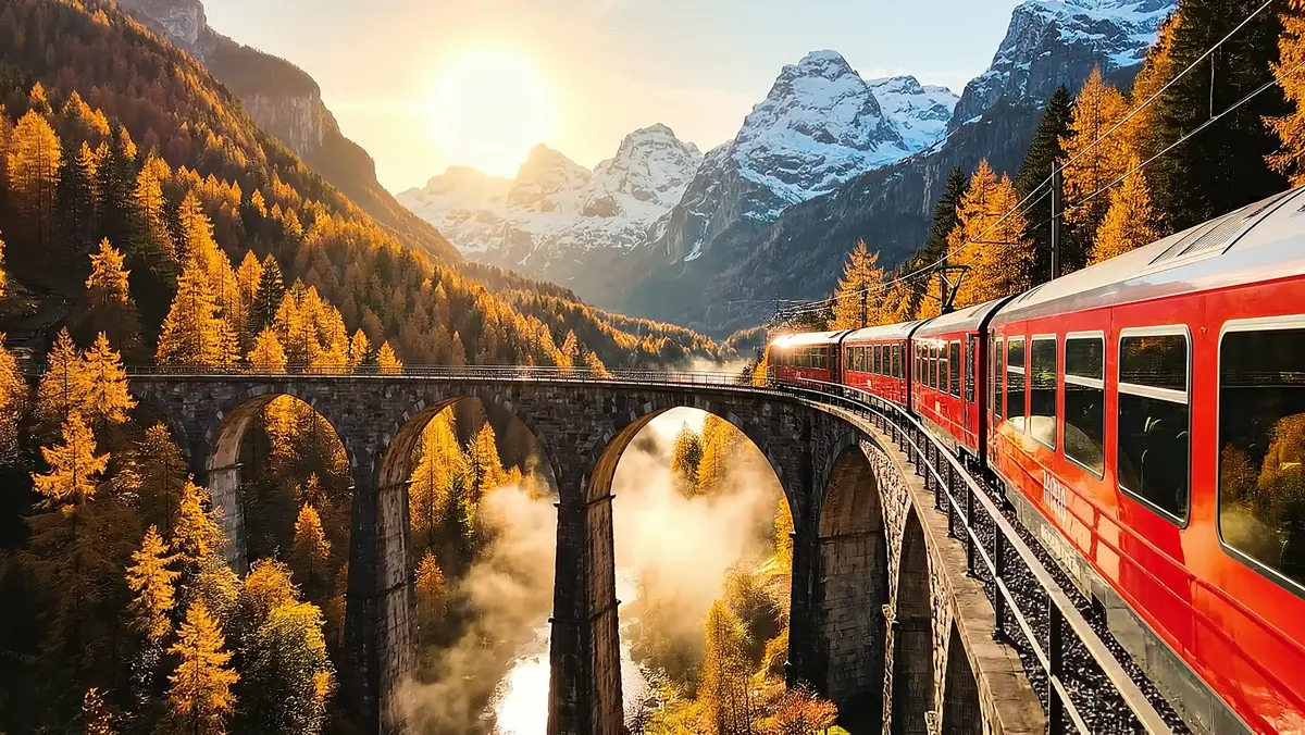 Europe — Alpine rails · old cities · the grand tour